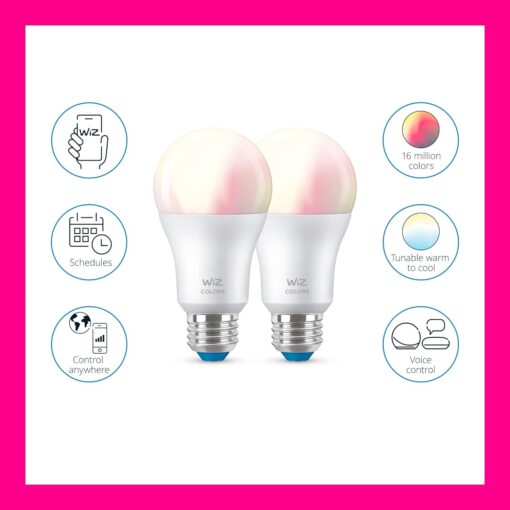 WiZ 60W A19 Color LED Smart Bul