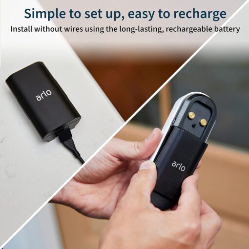Arlo Essential Video Doorbell - HD Video, 180° View